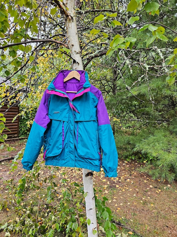 Columbia - 2in1 Vintage Ski Jacket - 90s - Powder 