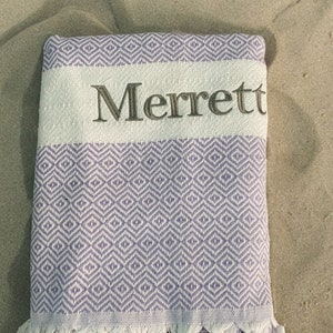 Despedida de soltera, regalo de Navidad, toalla turca, regalo de bodas, regalo para ella, regalo personalizado, regalo de toalla de playa para dama de honor, viaje de chicas