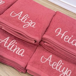 Personalized Cotton Baby Blanket, Embroidered Name, Security Blanket