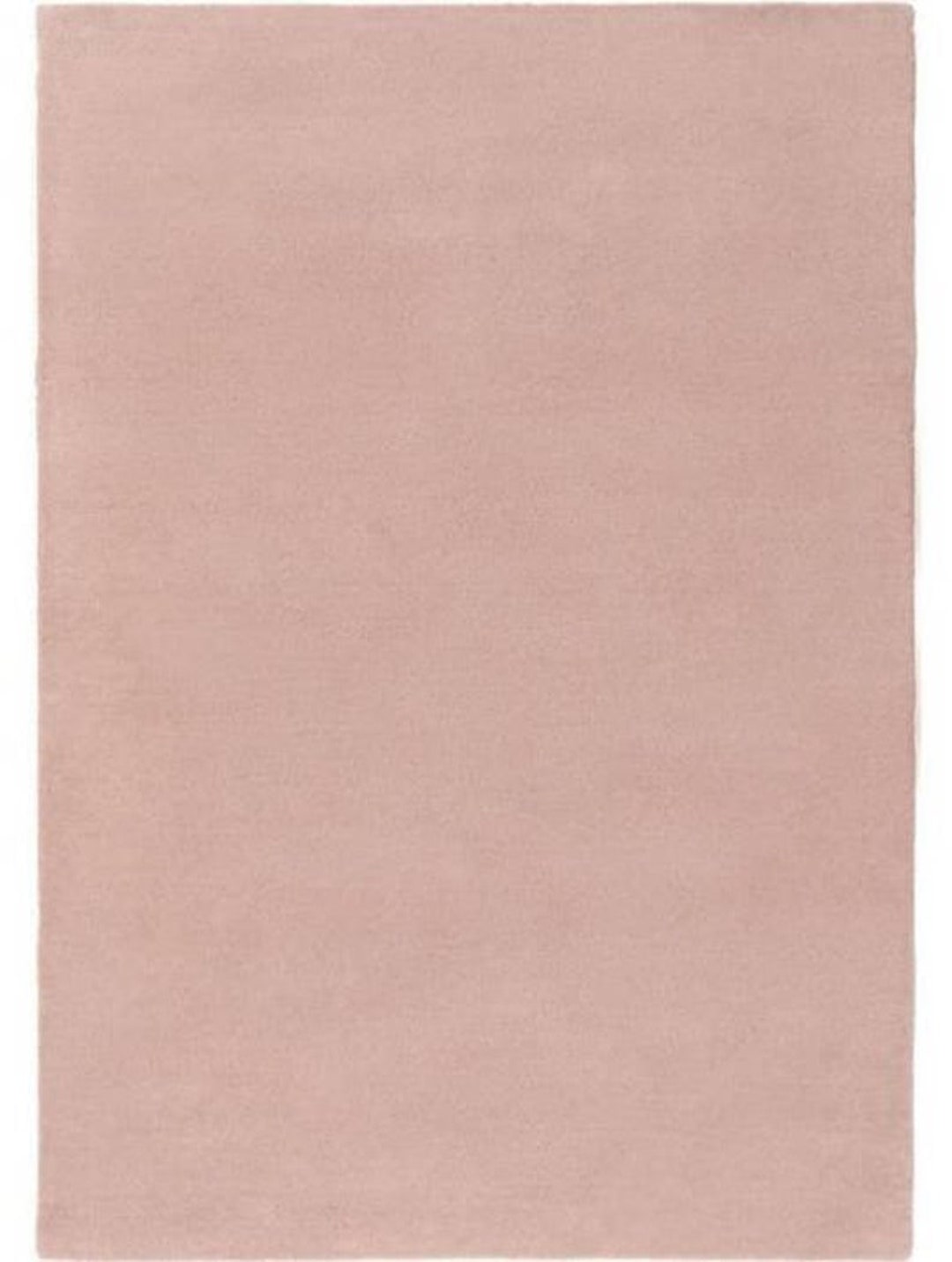 Hand Tufted Rug Solid Light Pink Wool Area Rug for Livingroom Bedroom ...
