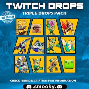 brawlhalla 3 in 1 Pack (Skins, Emote, Title, Avatar, Emoji ) 12 items | Fast Delivery