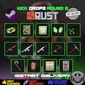 Rust Kick Drops Round 3 Full Set | 15 Items Instant Delivery