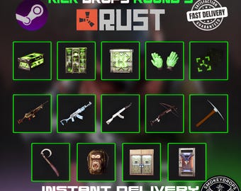 Rust Kick Drops Round 3 Full Set | 15 Items Instant Delivery