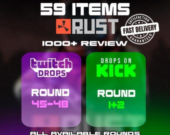 Rust Twitch & Kick Drops: Alle beschikbare rondes | Snelle levering