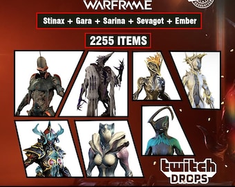 Warframe Stinax + Gara + Sarina + Sevagot + Ember + Ready + Base + 44 Forms + 10 Shards (2451) | Fast Delivery