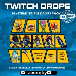 brawlhalla 3 in 1 Pack V6 Colors (Skins, Emote, Title, Avatar, Emoji ) 14 items | Fast Delivery