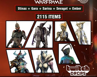 Warframe Stinax + Gara + Sarina + Gotva + 36 Forms + 10 Shards + 10k Kuva (2311) Items | Fast Delivery