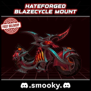 World of Warcraft - Código digital de Blazecycle forjado por el odio, edición limitada | Entrega rápida