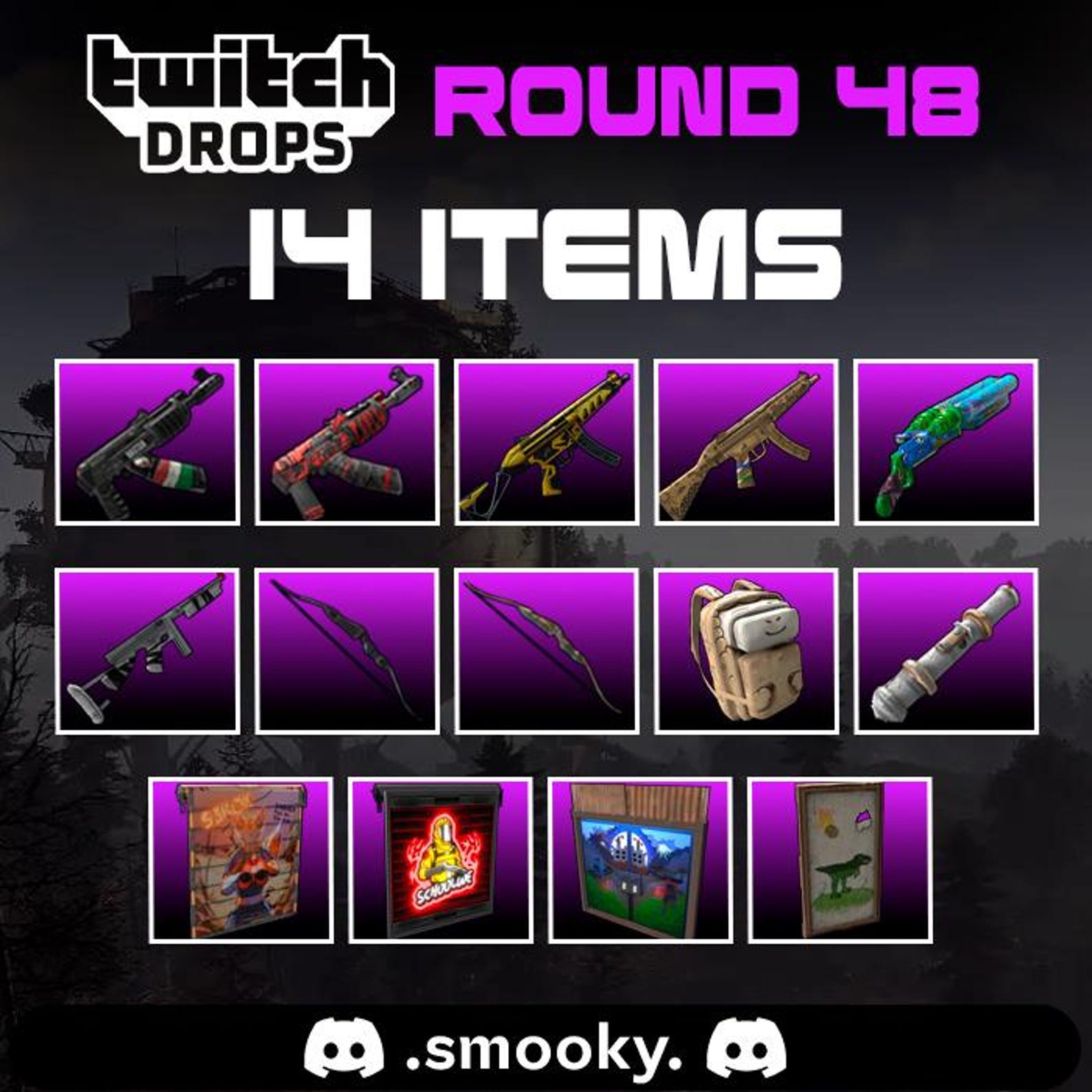 Rust Items Componetns Rust Drops Mega Bundle | 44 Items | Rounds 48-51 + Kick 3 | Fast ...
