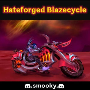 WoW Hateforged Blazecycle Limited Edition DIGITAL CODE Worldwide - Mountain Dew Motorcycle | Deathcycle Ground Mount | World of Warcraft DLC