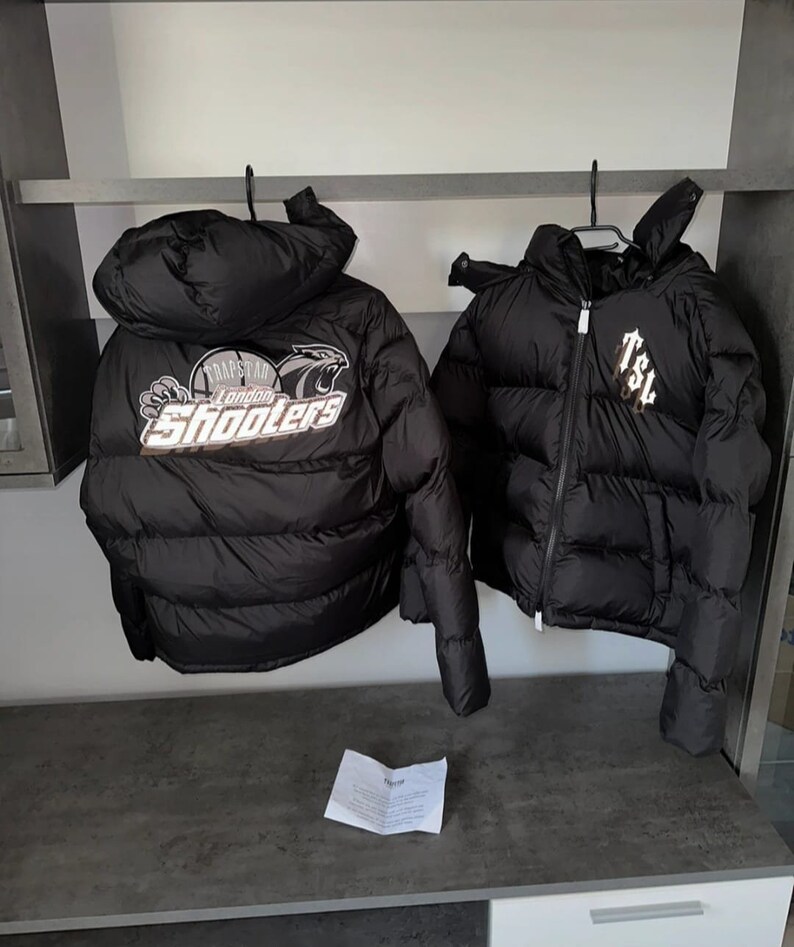 Trapstar Puffer Jacket Outdoor Clothing Black Coat for Men Etsy Australia