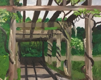 Twisted Vine Garden Art Print
