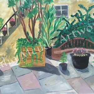 Peaceful Plants Art Print