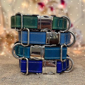 Custom Leather Dog Collar: Personalized Engraved Pet Collar