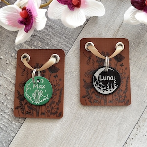 Personalized Pet ID Tag: Engraved Dog & Cat Collar Tag