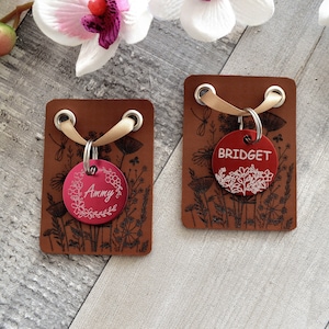 Engraved Pet ID Tag: Personalized Dog/Cat Collar Tag