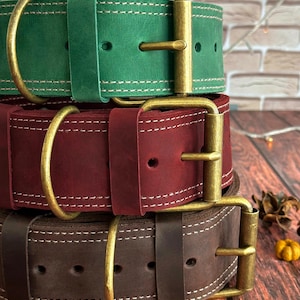 leather dog collar for large dogs, strong dog collar for big dogs, custom collar for German Shepherd, leather collar for Labrador, durable collar for Rottweiler, heavy duty collar for Pitbull, strong collar for Mastiff, leather collar for Doberman, custom collar for Cane Corso, sturdy collar for Great Dane, extra large dog collar, handmade collar for big dogs, wide collar for large breeds, solid brass collar for strong dogs, personalized collar for big dogs