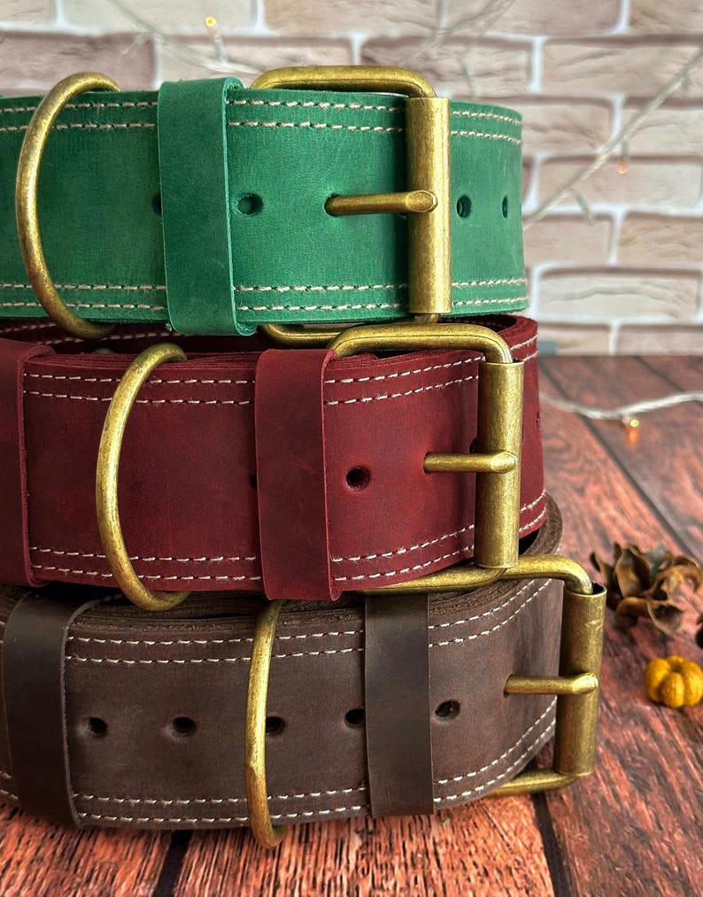 leather dog collar for large dogs, strong dog collar for big dogs, custom collar for German Shepherd, leather collar for Labrador, durable collar for Rottweiler, heavy duty collar for Pitbull, strong collar for Mastiff, leather collar for Doberman, custom collar for Cane Corso, sturdy collar for Great Dane, extra large dog collar, handmade collar for big dogs, wide collar for large breeds, solid brass collar for strong dogs, personalized collar for big dogs