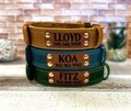 Handmade Thick Leather Dog Collar: Custom Engraved Collar product logo