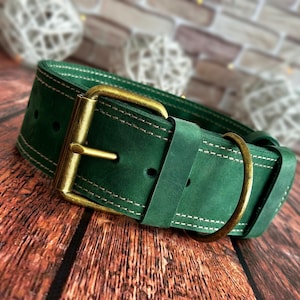 Leather Dog Collar, Personalized Dog Collar, Heavy Duty Dog Collar, Handmade Dog Collar, Custom Dog Collar, Solid Brass Hardware, Leather Pet Collar, Durable Dog Collar, Engraved Dog Collar, Dog Collar with Nameplate