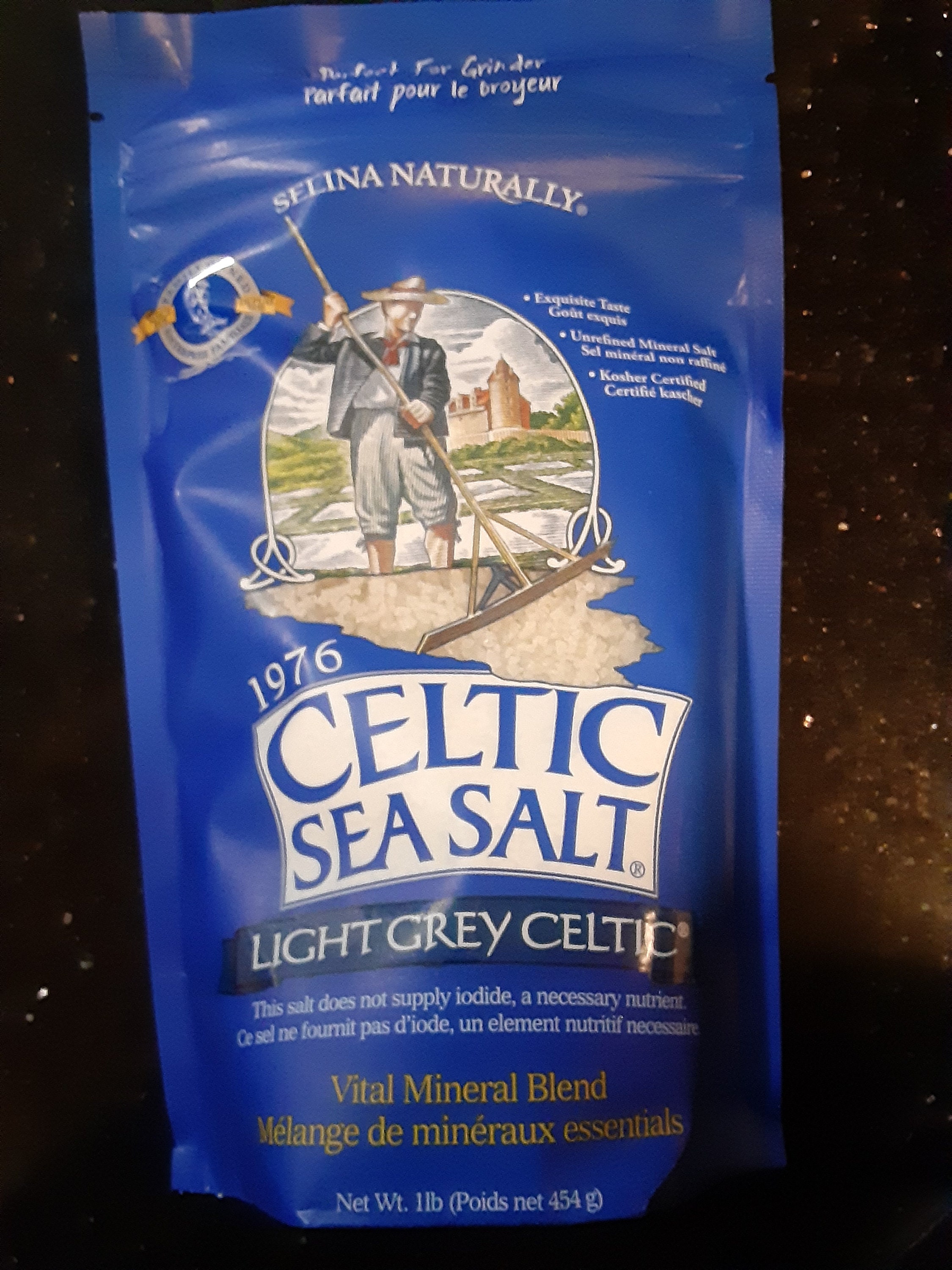 16 oz 100 % Pure Celtic FINE Sea Salt Vital Mineral Blend More Nutritious  than Table Salt Sustainably Harvested,Nutritionist Recommended -  Italia