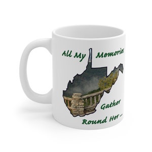All My Memories West Virginia Mug