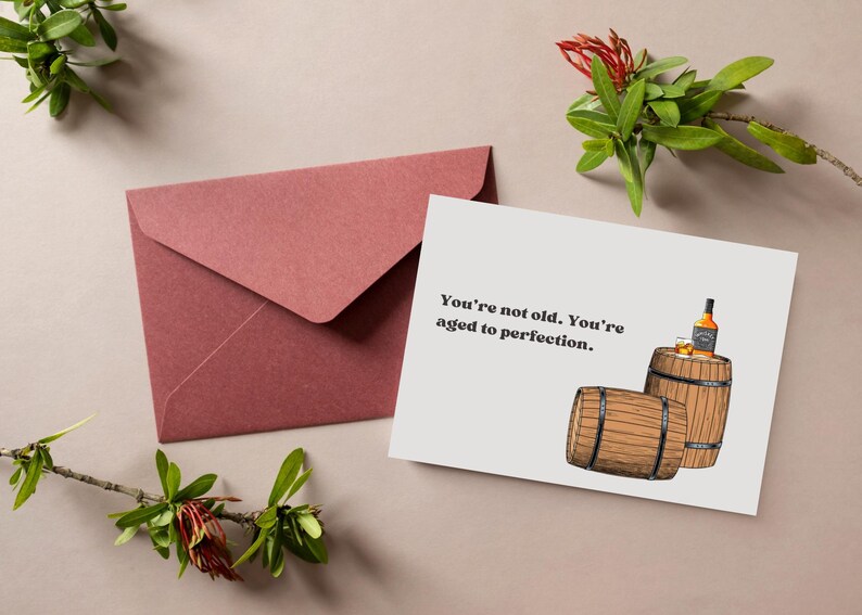 Funny Old Lady Besties Birthday Card, We're Not Old, Just Experiencing - View #2