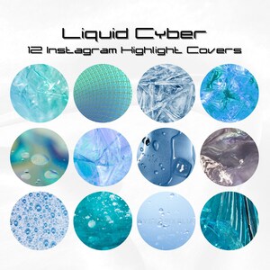 Cyber Instagram Highlight Covers, IG Story, Insta Highlights, Account Branding, Aesthetic Social Media, Y2K Style