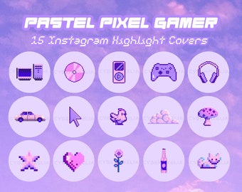 Gamer Instagram Highlight Covers, IG Story, Twitch Streamer, Gaming Social Media