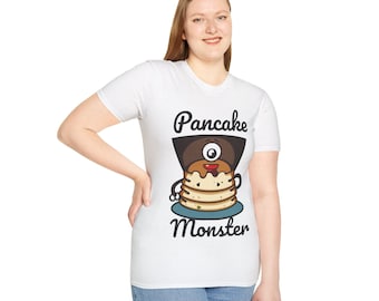 Unisex T-shirt, pancake t-shirt, custom pancake shirt, breakfast t-shirt, funny breakfast t-shirt, gift t-shirt, pancake shirt, custom shirt