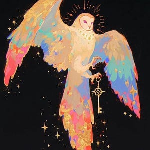 Female Barn Owl Familiar | Keeper of Keys, Portals & Silent Passage | Living Entity | Distance Bind