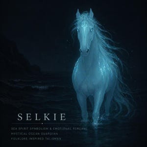 Selkie Ocean | Sea Spirit Symbolism & Emotional Renewal | Mystical Ocean Guardian | Folklore Inspired Talisman