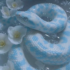 Arquetipo de la Serpiente de Agua / Intuición Fluyente, Renovación y Sabiduría Serena de las Mareas / Compañero Místico del Río