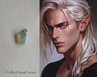 Collar del arquetipo de licántropo marginado / Simbolismo del lobo lunar