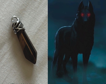 Arquetipo del guardián del sabueso del infierno / Simbolismo de lealtad infernal y protección feroz / Sabueso mítico del inframundo / Talismán místico