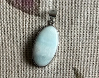 Chakra Harmony Necklace | Larimar Energy Symbol | Alignment Inspired Talisman | Meditation Amulet