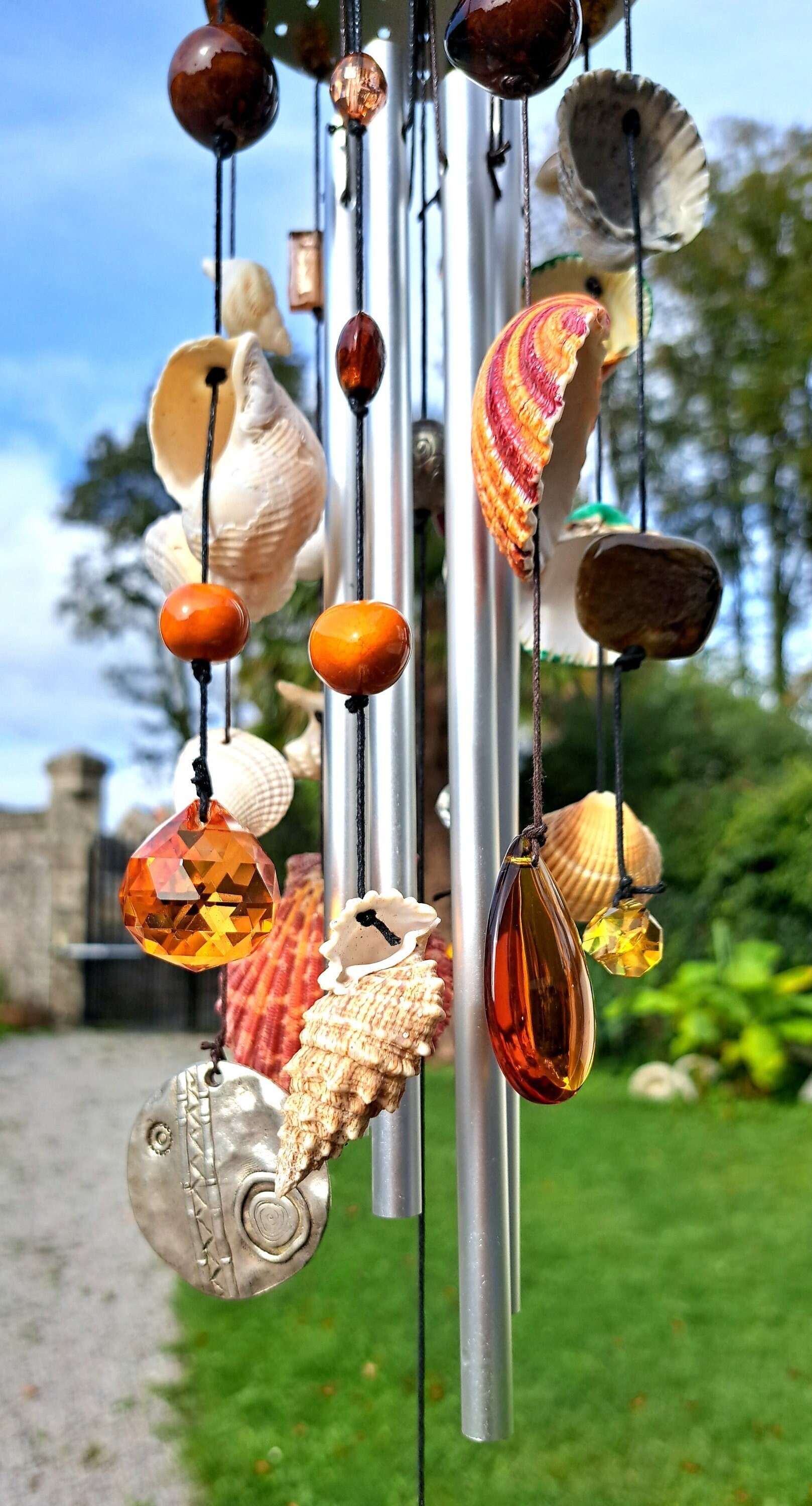 Carillon coquillages déco zen jardin - Un grand marché