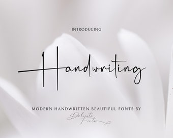 Handgeschriebene Schreibschrift: Kalligraphie Schrift für Cricut (TTF, OTF) (Digitaler Download)
