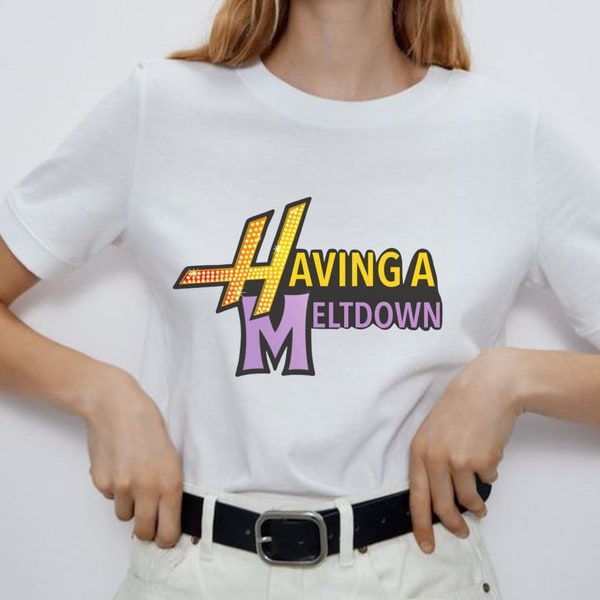 Hannah Montana Having a Meltdown Disney Shirt, Funny Meme Hannah Montana Tee, Birthday Gift Gen Z Tee