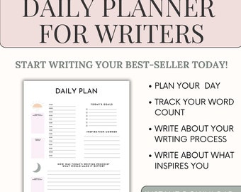Daily Planner for Writers