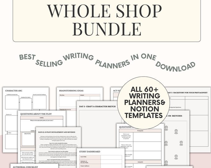 Whole Shop Writing Bundle
