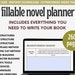 30 Day Novel Writing Guide, Write a Book in 30 Days, Guided Novel ...