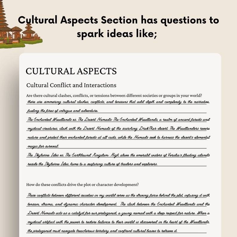Printable World Building Worksheet