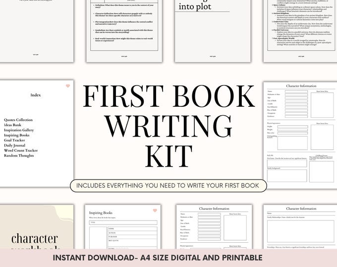 First Book Writing Kit