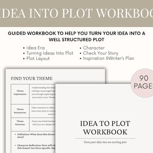 First book planner writing kit, how to write a book, writers plot planner, novel outline writing a book planner novel writing planner