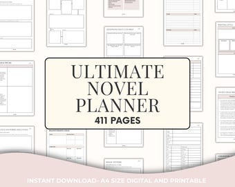 Ultimate Novel Planner: Character, Plot & World Building,Writing Organizer