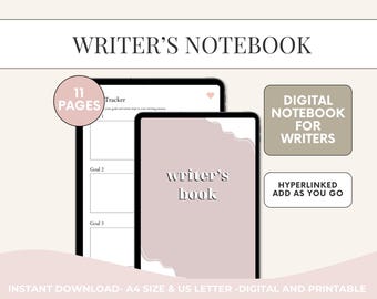 Digitaal notitieboek voor schrijvers: Goodnotes Author&#39;s Journal voor schrijvers