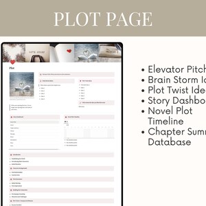 Romance Novel Notion Planner for Authors Romance Book Planner Romance Writing Workbook Guide to Writing a Bestselling Love Novel Planner