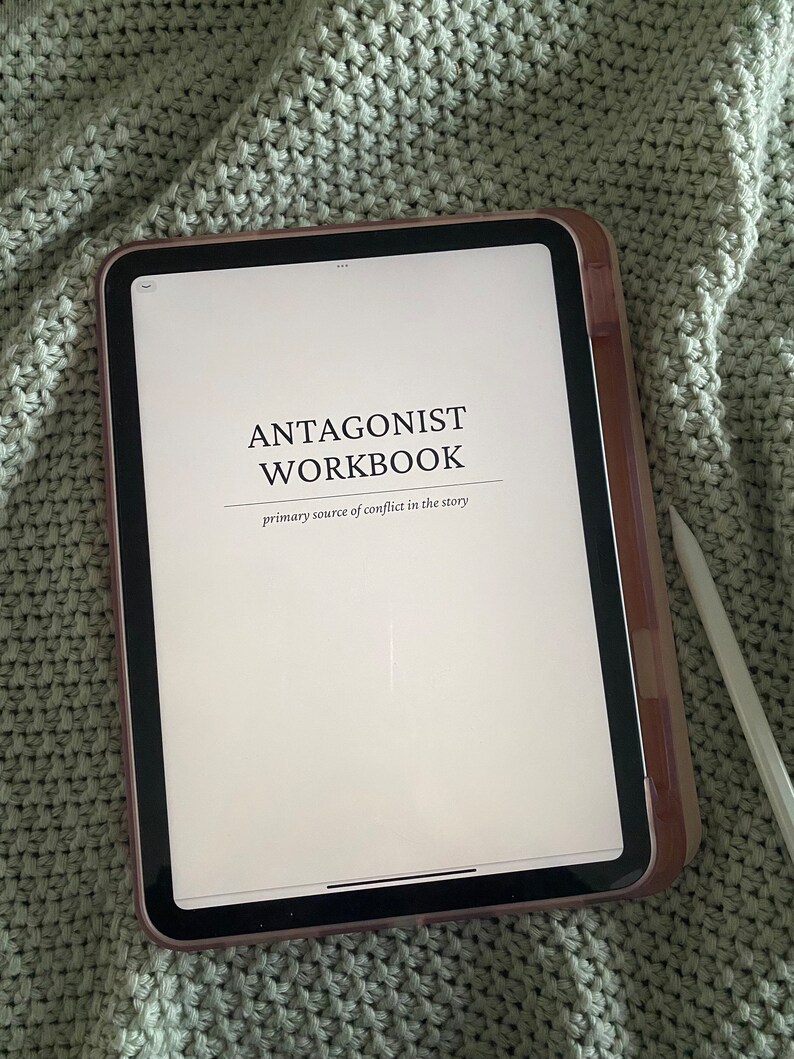 Novel Planner Writing Worksheets Novel Template Author Planner Writing Template Novel Workbook Writing Workbook Character Profiles Book Writing Planner Novel Outline antagonist workbook villain planner character creation