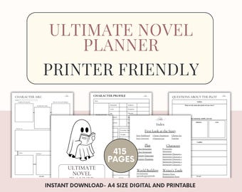 Printer Friendly Version-Ultimate Novel Planner